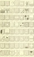 An illustration from Armoiries des familles contenues dans l'Armorial général de J.B. Rieststap [sic] (1903)