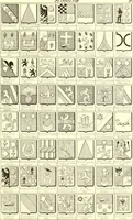 An illustration from Armoiries des familles contenues dans l'Armorial général de J.B. Rieststap [sic] (1903)
