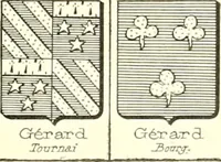 An illustration from Armoiries des familles contenues dans l'Armorial général de J.B. Rieststap [sic] (1903)