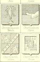 An illustration from Armoiries des familles contenues dans l'Armorial général de J.B. Rieststap [sic] (1903)