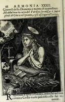 Picture 25 of 47 from Armonia contemplativa sopra la vita di Giesù Christo : delli santi Filippo Neri, Ignatio Loiola, Caietano di Tieni, e Teresa di Giesù : disposta secondo l'ordine delli Vangeli non solo per tutti li giorni dell'anno, mesi e settimane, ma ancora per tutte le feste principali : consegrata all'altezza serenissima Anna Maria Isabella, duchessa di Mantoua, Monferrato, Guastalla, &c. (1690), leaf 114