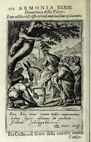 Picture 26 of 47 from Armonia contemplativa sopra la vita di Giesù Christo : delli santi Filippo Neri, Ignatio Loiola, Caietano di Tieni, e Teresa di Giesù : disposta secondo l'ordine delli Vangeli non solo per tutti li giorni dell'anno, mesi e settimane, ma ancora per tutte le feste principali : consegrata all'altezza serenissima Anna Maria Isabella, duchessa di Mantoua, Monferrato, Guastalla, &c. (1690), leaf 118