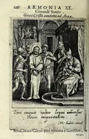 Picture 32 of 47 from Armonia contemplativa sopra la vita di Giesù Christo : delli santi Filippo Neri, Ignatio Loiola, Caietano di Tieni, e Teresa di Giesù : disposta secondo l'ordine delli Vangeli non solo per tutti li giorni dell'anno, mesi e settimane, ma ancora per tutte le feste principali : consegrata all'altezza serenissima Anna Maria Isabella, duchessa di Mantoua, Monferrato, Guastalla, &c. (1690), leaf 142