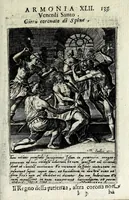 Picture 34 of 47 from Armonia contemplativa sopra la vita di Giesù Christo : delli santi Filippo Neri, Ignatio Loiola, Caietano di Tieni, e Teresa di Giesù : disposta secondo l'ordine delli Vangeli non solo per tutti li giorni dell'anno, mesi e settimane, ma ancora per tutte le feste principali : consegrata all'altezza serenissima Anna Maria Isabella, duchessa di Mantoua, Monferrato, Guastalla, &c. (1690), leaf 149
