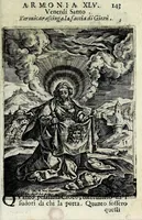 Picture 36 of 47 from Armonia contemplativa sopra la vita di Giesù Christo : delli santi Filippo Neri, Ignatio Loiola, Caietano di Tieni, e Teresa di Giesù : disposta secondo l'ordine delli Vangeli non solo per tutti li giorni dell'anno, mesi e settimane, ma ancora per tutte le feste principali : consegrata all'altezza serenissima Anna Maria Isabella, duchessa di Mantoua, Monferrato, Guastalla, &c. (1690), leaf 159