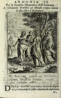 Picture 2 of 47 from Armonia contemplativa sopra la vita di Giesù Christo : delli santi Filippo Neri, Ignatio Loiola, Caietano di Tieni, e Teresa di Giesù : disposta secondo l'ordine delli Vangeli non solo per tutti li giorni dell'anno, mesi e settimane, ma ancora per tutte le feste principali : consegrata all'altezza serenissima Anna Maria Isabella, duchessa di Mantoua, Monferrato, Guastalla, &c. (1690), leaf 20