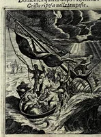 An illustration from Armonia contemplativa sopra la vita di Giesù Christo : delli santi Filippo Neri, Ignatio Loiola, Caietano di Tieni, e Teresa di Giesù : disposta secondo l'ordine delli Vangeli non solo per tutti li giorni dell'anno, mesi e settimane, ma ancora per tutte le feste principali : consegrata all'altezza serenissima Anna Maria Isabella, duchessa di Mantoua, Monferrato, Guastalla, &c. (1690)