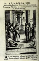 Picture 19 of 47 from Armonia contemplativa sopra la vita di Giesù Christo : delli santi Filippo Neri, Ignatio Loiola, Caietano di Tieni, e Teresa di Giesù : disposta secondo l'ordine delli Vangeli non solo per tutti li giorni dell'anno, mesi e settimane, ma ancora per tutte le feste principali : consegrata all'altezza serenissima Anna Maria Isabella, duchessa di Mantoua, Monferrato, Guastalla, &c. (1690), leaf 88