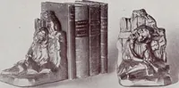 An illustration from Armor bronze : artistic and ideal gifts in book ends, door stops, art objects, table and floor lamps (1900)