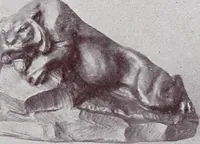 An illustration from Armor bronze : artistic and ideal gifts in book ends, door stops, art objects, table and floor lamps (1900)