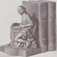 An illustration from Armor bronze : artistic and ideal gifts in book ends, door stops, art objects, table and floor lamps (1900)