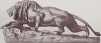 An illustration from Armor bronze : artistic and ideal gifts in book ends, door stops, art objects, table and floor lamps (1900)