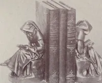 An illustration from Armor bronze : artistic and ideal gifts in book ends, door stops, art objects, table and floor lamps (1900)