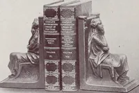 An illustration from Armor bronze : artistic and ideal gifts in book ends, door stops, art objects, table and floor lamps (1900)