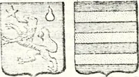 Picture 56 of 511 from Armorial des principales maisons et familles du royaume, particulierement des celles de Paris et de l'Isle de France : contenant les armes des princes, seigneurs, grands officiers de la couronne & de la maison du roi, celles des cours souveraines, &c. avec l'explication de tous les blasons (1757), leaf 102
