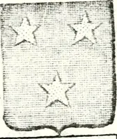 An illustration from Armorial des principales maisons et familles du royaume, particulierement des celles de Paris et de l'Isle de France : contenant les armes des princes, seigneurs, grands officiers de la couronne & de la maison du roi, celles des cours souveraines, &c. avec l'explication de tous les blasons (1757)