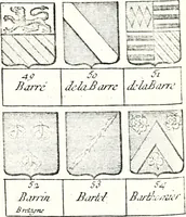 Picture 77 of 511 from Armorial des principales maisons et familles du royaume, particulierement des celles de Paris et de l'Isle de France : contenant les armes des princes, seigneurs, grands officiers de la couronne & de la maison du roi, celles des cours souveraines, &c. avec l'explication de tous les blasons (1757), leaf 138