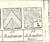 Picture 79 of 511 from Armorial des principales maisons et familles du royaume, particulierement des celles de Paris et de l'Isle de France : contenant les armes des princes, seigneurs, grands officiers de la couronne & de la maison du roi, celles des cours souveraines, &c. avec l'explication de tous les blasons (1757), leaf 146