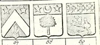 Picture 80 of 511 from Armorial des principales maisons et familles du royaume, particulierement des celles de Paris et de l'Isle de France : contenant les armes des princes, seigneurs, grands officiers de la couronne & de la maison du roi, celles des cours souveraines, &c. avec l'explication de tous les blasons (1757), leaf 146