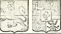 Picture 83 of 511 from Armorial des principales maisons et familles du royaume, particulierement des celles de Paris et de l'Isle de France : contenant les armes des princes, seigneurs, grands officiers de la couronne & de la maison du roi, celles des cours souveraines, &c. avec l'explication de tous les blasons (1757), leaf 150