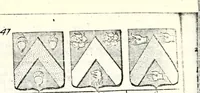 Picture 87 of 511 from Armorial des principales maisons et familles du royaume, particulierement des celles de Paris et de l'Isle de France : contenant les armes des princes, seigneurs, grands officiers de la couronne & de la maison du roi, celles des cours souveraines, &c. avec l'explication de tous les blasons (1757), leaf 154