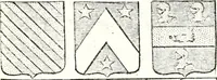 Picture 110 of 511 from Armorial des principales maisons et familles du royaume, particulierement des celles de Paris et de l'Isle de France : contenant les armes des princes, seigneurs, grands officiers de la couronne & de la maison du roi, celles des cours souveraines, &c. avec l'explication de tous les blasons (1757), leaf 190