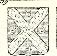 Picture 117 of 511 from Armorial des principales maisons et familles du royaume, particulierement des celles de Paris et de l'Isle de France : contenant les armes des princes, seigneurs, grands officiers de la couronne & de la maison du roi, celles des cours souveraines, &c. avec l'explication de tous les blasons (1757), leaf 202