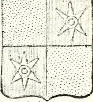 An illustration from Armorial des principales maisons et familles du royaume, particulierement des celles de Paris et de l'Isle de France : contenant les armes des princes, seigneurs, grands officiers de la couronne & de la maison du roi, celles des cours souveraines, &c. avec l'explication de tous les blasons (1757)