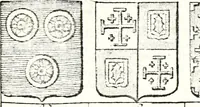 Picture 140 of 511 from Armorial des principales maisons et familles du royaume, particulierement des celles de Paris et de l'Isle de France : contenant les armes des princes, seigneurs, grands officiers de la couronne & de la maison du roi, celles des cours souveraines, &c. avec l'explication de tous les blasons (1757), leaf 242