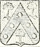Picture 144 of 511 from Armorial des principales maisons et familles du royaume, particulierement des celles de Paris et de l'Isle de France : contenant les armes des princes, seigneurs, grands officiers de la couronne & de la maison du roi, celles des cours souveraines, &c. avec l'explication de tous les blasons (1757), leaf 246