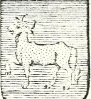 An illustration from Armorial des principales maisons et familles du royaume, particulierement des celles de Paris et de l'Isle de France : contenant les armes des princes, seigneurs, grands officiers de la couronne & de la maison du roi, celles des cours souveraines, &c. avec l'explication de tous les blasons (1757)