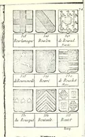 Picture 156 of 511 from Armorial des principales maisons et familles du royaume, particulierement des celles de Paris et de l'Isle de France : contenant les armes des princes, seigneurs, grands officiers de la couronne & de la maison du roi, celles des cours souveraines, &c. avec l'explication de tous les blasons (1757), leaf 262