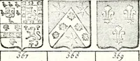 Picture 165 of 511 from Armorial des principales maisons et familles du royaume, particulierement des celles de Paris et de l'Isle de France : contenant les armes des princes, seigneurs, grands officiers de la couronne & de la maison du roi, celles des cours souveraines, &c. avec l'explication de tous les blasons (1757), leaf 278