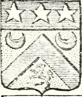 Picture 182 of 511 from Armorial des principales maisons et familles du royaume, particulierement des celles de Paris et de l'Isle de France : contenant les armes des princes, seigneurs, grands officiers de la couronne & de la maison du roi, celles des cours souveraines, &c. avec l'explication de tous les blasons (1757), leaf 314