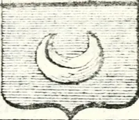 An illustration from Armorial des principales maisons et familles du royaume, particulierement des celles de Paris et de l'Isle de France : contenant les armes des princes, seigneurs, grands officiers de la couronne & de la maison du roi, celles des cours souveraines, &c. avec l'explication de tous les blasons (1757)