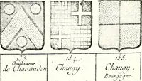 Picture 211 of 511 from Armorial des principales maisons et familles du royaume, particulierement des celles de Paris et de l'Isle de France : contenant les armes des princes, seigneurs, grands officiers de la couronne & de la maison du roi, celles des cours souveraines, &c. avec l'explication de tous les blasons (1757), leaf 358
