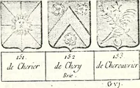 Picture 217 of 511 from Armorial des principales maisons et familles du royaume, particulierement des celles de Paris et de l'Isle de France : contenant les armes des princes, seigneurs, grands officiers de la couronne & de la maison du roi, celles des cours souveraines, &c. avec l'explication de tous les blasons (1757), leaf 366
