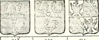 Picture 234 of 511 from Armorial des principales maisons et familles du royaume, particulierement des celles de Paris et de l'Isle de France : contenant les armes des princes, seigneurs, grands officiers de la couronne & de la maison du roi, celles des cours souveraines, &c. avec l'explication de tous les blasons (1757), leaf 394