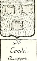Picture 245 of 511 from Armorial des principales maisons et familles du royaume, particulierement des celles de Paris et de l'Isle de France : contenant les armes des princes, seigneurs, grands officiers de la couronne & de la maison du roi, celles des cours souveraines, &c. avec l'explication de tous les blasons (1757), leaf 406