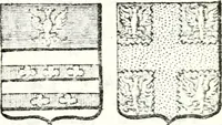 Picture 252 of 511 from Armorial des principales maisons et familles du royaume, particulierement des celles de Paris et de l'Isle de France : contenant les armes des princes, seigneurs, grands officiers de la couronne & de la maison du roi, celles des cours souveraines, &c. avec l'explication de tous les blasons (1757), leaf 418