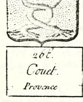 Picture 253 of 511 from Armorial des principales maisons et familles du royaume, particulierement des celles de Paris et de l'Isle de France : contenant les armes des princes, seigneurs, grands officiers de la couronne & de la maison du roi, celles des cours souveraines, &c. avec l'explication de tous les blasons (1757), leaf 418