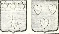 Picture 254 of 511 from Armorial des principales maisons et familles du royaume, particulierement des celles de Paris et de l'Isle de France : contenant les armes des princes, seigneurs, grands officiers de la couronne & de la maison du roi, celles des cours souveraines, &c. avec l'explication de tous les blasons (1757), leaf 418