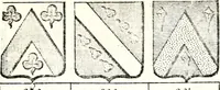 Picture 258 of 511 from Armorial des principales maisons et familles du royaume, particulierement des celles de Paris et de l'Isle de France : contenant les armes des princes, seigneurs, grands officiers de la couronne & de la maison du roi, celles des cours souveraines, &c. avec l'explication de tous les blasons (1757), leaf 430