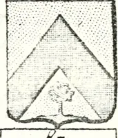 An illustration from Armorial des principales maisons et familles du royaume, particulierement des celles de Paris et de l'Isle de France : contenant les armes des princes, seigneurs, grands officiers de la couronne & de la maison du roi, celles des cours souveraines, &c. avec l'explication de tous les blasons (1757)