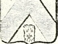 An illustration from Armorial des principales maisons et familles du royaume, particulierement des celles de Paris et de l'Isle de France : contenant les armes des princes, seigneurs, grands officiers de la couronne & de la maison du roi, celles des cours souveraines, &c. avec l'explication de tous les blasons (1757)