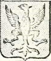 An illustration from Armorial des principales maisons et familles du royaume, particulierement des celles de Paris et de l'Isle de France : contenant les armes des princes, seigneurs, grands officiers de la couronne & de la maison du roi, celles des cours souveraines, &c. avec l'explication de tous les blasons (1757)