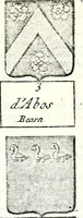 Picture 28 of 511 from Armorial des principales maisons et familles du royaume, particulierement des celles de Paris et de l'Isle de France : contenant les armes des princes, seigneurs, grands officiers de la couronne & de la maison du roi, celles des cours souveraines, &c. avec l'explication de tous les blasons (1757), leaf 62