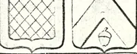 An illustration from Armorial des principales maisons et familles du royaume, particulierement des celles de Paris et de l'Isle de France : contenant les armes des princes, seigneurs, grands officiers de la couronne & de la maison du roi, celles des cours souveraines, &c. avec l'explication de tous les blasons (1757)