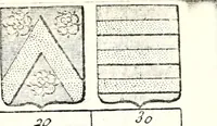 Picture 35 of 511 from Armorial des principales maisons et familles du royaume, particulierement des celles de Paris et de l'Isle de France : contenant les armes des princes, seigneurs, grands officiers de la couronne & de la maison du roi, celles des cours souveraines, &c. avec l'explication de tous les blasons (1757), leaf 74