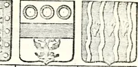 An illustration from Armorial des principales maisons et familles du royaume, particulierement des celles de Paris et de l'Isle de France : contenant les armes des princes, seigneurs, grands officiers de la couronne & de la maison du roi, celles des cours souveraines, &c. avec l'explication de tous les blasons (1757)